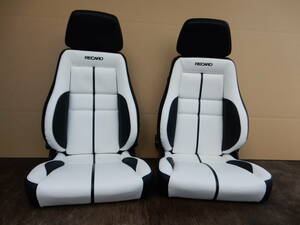 ＲＥＣＡＲＯ　ＬＳ－Ｍ　ローサポート　カスタマイズ　張替未使用　2脚セット　内装～リヤーシート張り替え