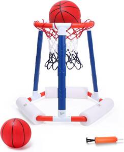 EagleStone おもちゃ バスケットゴール 室内 室外 子供 バスケットボール2個付き 安定性 耐久性 耐衝撃 トレーニング