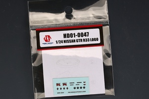 ホビーデザイン HD01-0047 1/24 ニッサン GTR R33 メタルロゴ