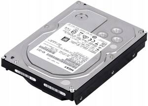 【中古パーツ】3.5 SATA 6TB 1台 正常 HGST HDN726060ALE614 使用時間42969H■ HDD4758