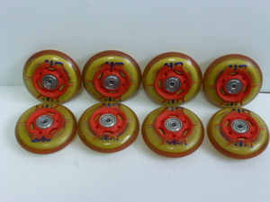 ■　 BAUER　バウアー インラインスケート　　ウィール 8個　 ABEC5　AIR　HYPER 78mm　78a　⑤