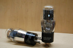 真空管　RCA Radiotron 45 Silver Print near mint pair