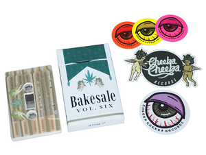 CHEEBA CHEEBA RECORDS BAKE SALE VOL 6 カセットテープ ステッカー付き hip hop raw ロウ ビートテープ ハイタイムズ thc マリファナ 大麻