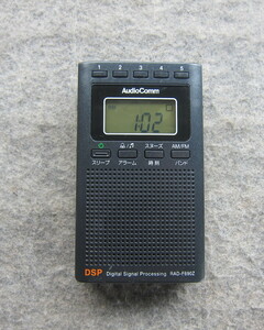 AudioComm製 デジタルAM/FMラジオ RAD-F690Z 難あり 動作確認品 12-20-7