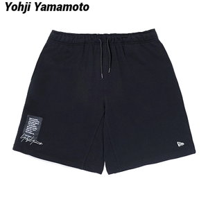 3(M)新品【Yohji Yamamoto x NEW ERA SHORTS HZ-T95-282-1 Black ヨウジヤマモト x ニューエラ ショートパンツ ハーフパンツ ショーツ】