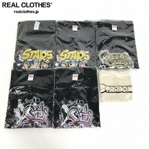 (1)【未開封】STARDOM/スターダム 大江戸隊/スターズ/クイーンズクエスト 女子プロレス Tシャツ/トートバッグ XXL 6点セット /080