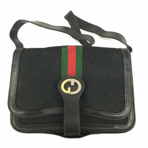 GUCCI　オールドグッチ　シェリー　ショルダーバッグ　ジャンク品【CDAU7071】