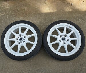 ワークエモーション D9R 17インチ 7j+47 114.3 5H ATRSPORT2付き 205/45R17 Workemotion ZC32S ZC31S