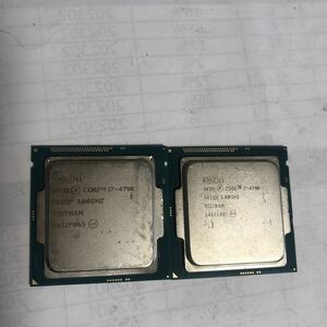(314)intel core i7-4790 3.6GHz 2個セット　ジャンク