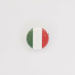 Button badge 25mm Italian flag 缶バッジ イタリア国旗柄 Vespa Lambretta ベスパ ランブレッタ 50S 100 et3 GTR RALLY PX200E 160GS