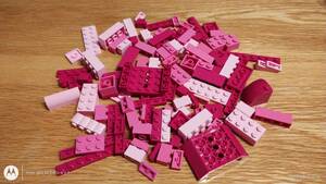 ■【PR220】レゴ　パーツ　ピンク系　ブリック/プレートセット