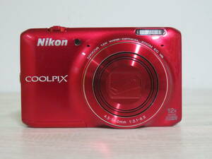 美品! Nikon ニコン COOLPIX S6400 光学12倍ズーム コンパクトデジタルカメラ 本体のみ バッテリー付属 室内保管品 