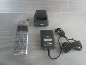 レア 廃盤 レトロ 携帯 IDO SONY デジタルミニモ 527G ジョグダイアル 1998年7月発売 充電器付