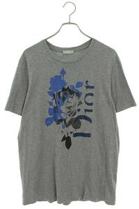 ディオールオム Dior HOMME 18SS 733J603I6312 サイズ:L ローズプリントTシャツ 中古 BS99