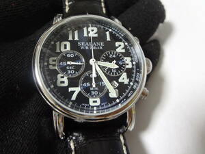 シーレーン SEALANE 腕時計 SE48-LBL 革ベルト 展示未使用品　