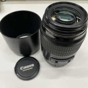 B495【中古品】/ Canon マクロ レンズ ULTRASONIC 58mm EF 100mm 1:2.8 USM フード付き