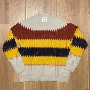 Visvim AMPLUS KNIT L/S ZIG-ZAG ニット Size2