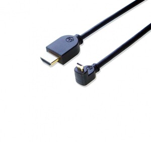 HDMI Micro HDMI L型（下向き） 変換ケーブル 2m Ver1.4 イーサネット、3D、フルHD対応