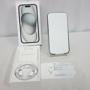 未使用品 *Apple保証25年5月* SIMフリー iPhone 15 128GB ブラック Apple購入品 インボイス可 送料無料 【東0511-870-0514東】清T