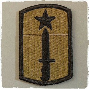 NC41 米軍 第105歩兵旅団 部隊章 105th Infantry Brigade Patch. US Army ミリタリー パッチ エンブレム