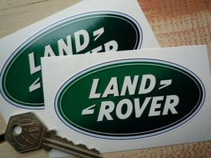 ◆送料無料◆ 海外 ランドローバー Land Rover 150mm 2枚セット ステッカー