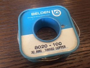 ビンテージ Belden 8020 コンデンサー リード延長線 50cm 新品 (在庫10)