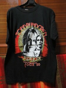 70s 80s ビンテージ dead stock パキ綿 バンド Todd Rundgren Tシャツ ■ ブート エアロスミス オジー オズボーン メタリカ 90s 好きにも