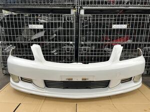 中古トヨタクラワンアスリート GRS180 純正フロントバンパー 白色