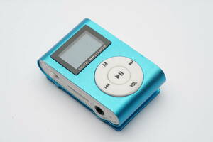 Digital MP3 Player クリップタイプ ブルー MP3プレーヤー デジタルオーディオプレーヤー ジャンク 送料140円