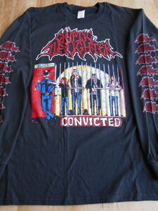 CRYPTIC SLAUGHTER 長袖 Tシャツ convicted 黒L ロンT / slayer metallica anthrax s.o.d.c.o.c. d.r.i. accused attitude adjustment