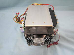 ダイオードモジュール PDT1508/PC1508/ファン/アルミ放熱板ヒートシンク 電源セット(外寸約:横23cm*奥21cm*高12.5cm/3.6kg）