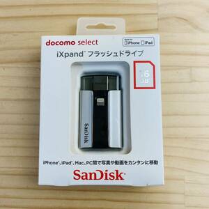 E38022-10 SanDisk サンディスク iXpand フラッシュドライブ 16GB　SDIX-016G-2JD4 Mac iPhone iPad Lightning USB3.0