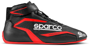 SPARCO（スパルコ） レーシングシューズ FORMULA ブラックxレッド 41サイズ（26.0cm）FIA 8856-2018