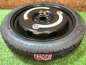 Volkswagen純正 18inch 3.5j+25.5 × Continental 125/70R18 PCD112 5穴 VWワーゲン ゴルフ GTI アウディ A3 スペア テンパー 応急用タイヤ