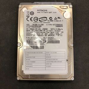 HDD ハードディスク　250GB 2.5インチ