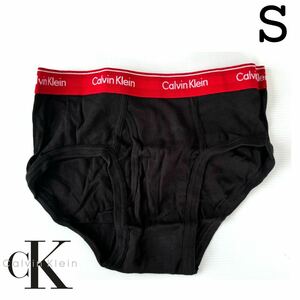 Calvin Klein カルバンクライン メンズ ブリーフ Sサイズ レッド×ブラック