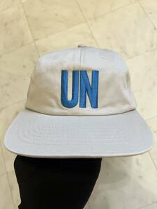 【美品】UNION ユニオン【UN CAP】ロゴ エンブロイダリー キャップ