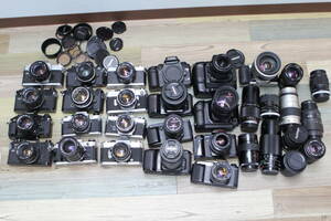 ２　一眼レフフィルムカメラ　まとめ　Canon Ftb Ae-1 A-1 50mm F1.4 SSC Nikon nikomat F90X EOS55 ニコン キャノンminolta
