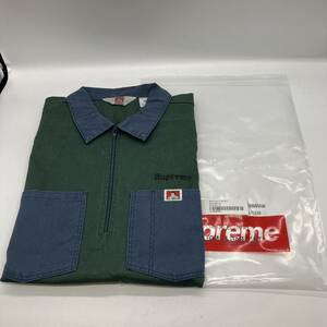 【M】新品 Supreme Ben Davis Half Zip Work Shirt Navy シュプリーム ベン デイビス ハーフ ジップ ワーク シャツ ネイビー F51