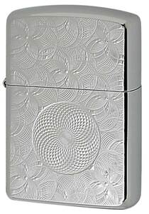 Zippo ジッポライター ARMOR GLITTER アーマー グリッター 両面加工 ホワイトニッケル White Nickel