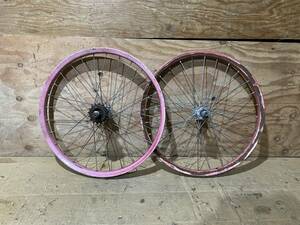 20インチ BMX ホイール 前後セット 中古パーツ OLD BMX ATB VINTAGE BMX