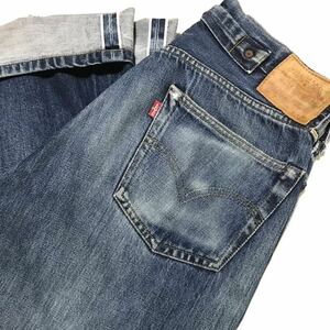 【バレンシア工場】USA製 90s LEVIS 201XX リーバイス 1937年復刻 ヴィンテージレプリカ ジーンズ W33 色落ち 赤耳 LVC デニムパンツ 廃盤