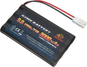 Melasta 9.6V ニッケル水素バッテリー 2000mAh ラジコン バッテリー 多種類のRCカー ボート 飛行機適用 タミ