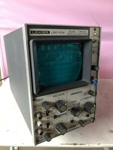 YU-875　LEADER オーディオジェネレーター LBO-506A DUAL TRACE OSCILLOSCOPE オシロスコープ 通電確認済み 宮崎　ヤ/100