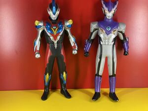 ソフビ ウルトラヒーローシリーズ ウルトラマンギンガビクトリー　ウルトラマンロッソ ウインド ウルトラマンルーブ R/B 2点セット