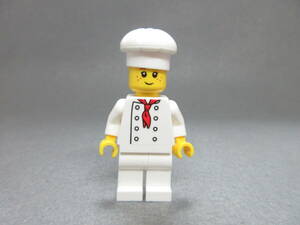 LEGO★P 正規品 コック 料理長 料理人 店員 ミニフィグ 同梱可能 レゴ シティ レストラン キッチン 店 食べ物 厨房 学校