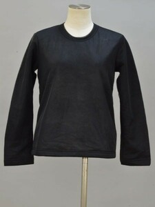 コムデギャルソン COMME des GARCONS シースルー 中綿 長袖 Tシャツ/カットソー XSサイズ ブラック レディース F-L5687