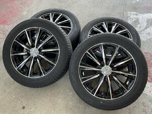 ◇美品◇ 185/55R15 Weds LEONIS アルミホイール ダンロップ LE MANS V　サマータイヤ　4本セット　コンパクトカー　など新潟市