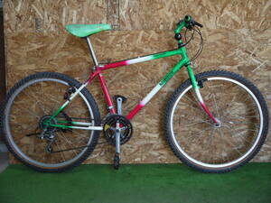 :敷島自転車　ADVENTURE TANGEクロモリ　90年代 EXAGE400LX　アラヤ 3×7: