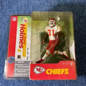 マクファーレン NFL 2004 プリースト.ホームズ　チーフス　Priest Holmes #31 アメリカンフットボール　フィギュア　未開封　レア